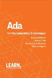 Ada for the Embedded C developer - Book Cover