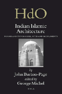 Indian Islamic Architecture - Book Cover